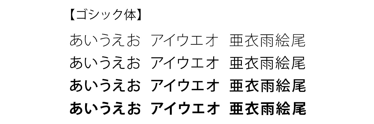 フォントの選び方のコツゴシック体と明朝体で読みやすさや印象